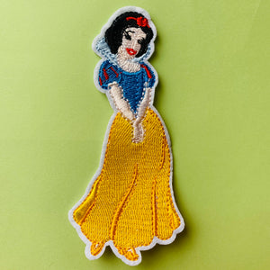 Snow White Embroidered Patch