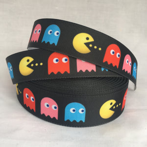 Pacman Grosgrain Ribbon