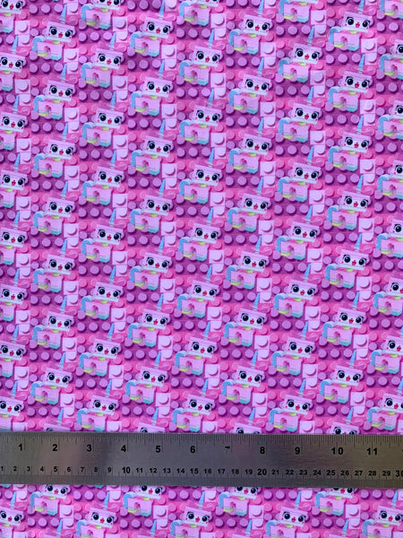 Lego Unikitty Polycotton Fabric