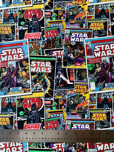 Star Wars Comic Books Fabric