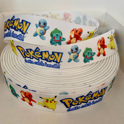 Pokemon Grosgrain Ribbon