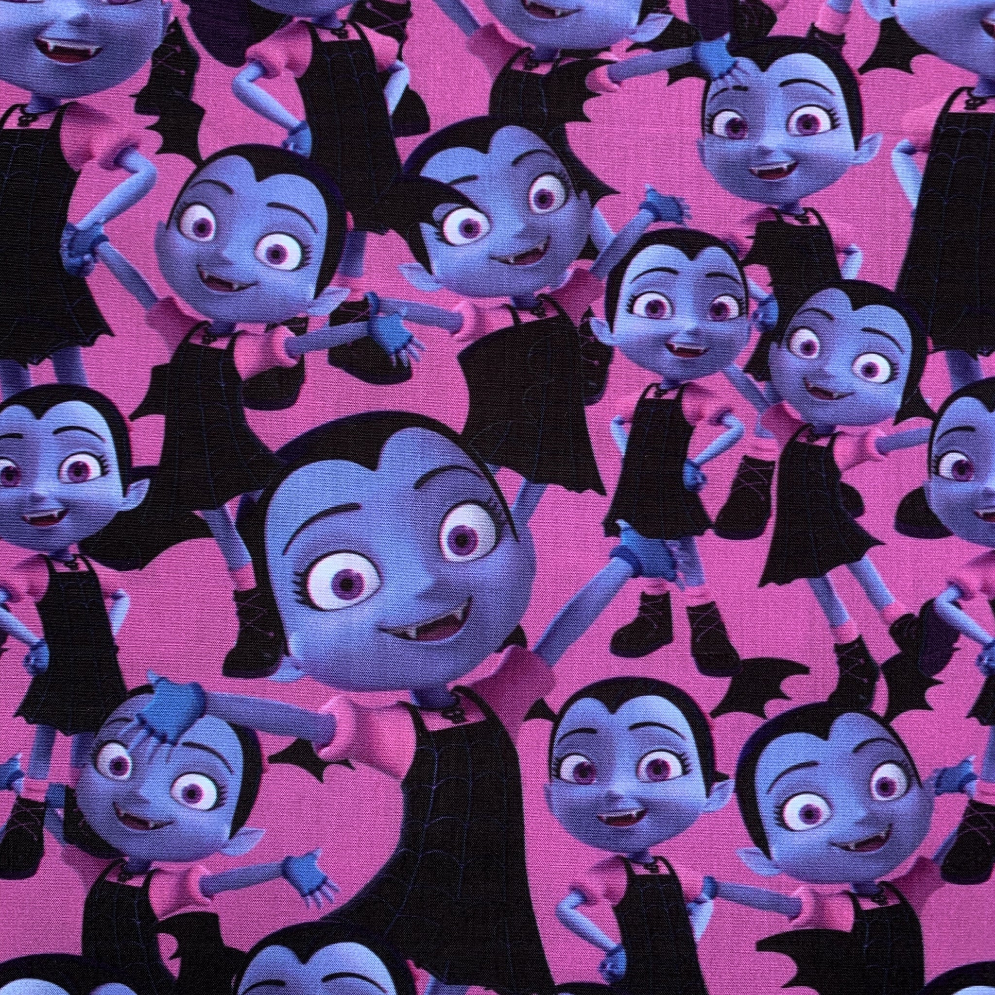 Offcut Vampirina Polycotton Fabric