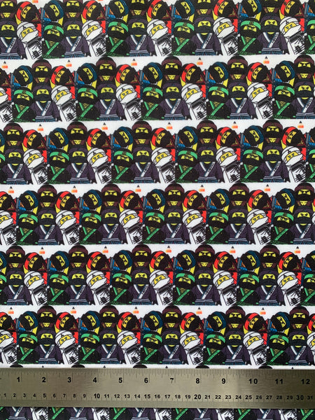 Offcut Ninjago Polycotton Fabric