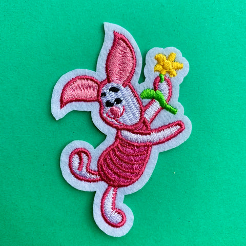 Piglet Embroidered Patch