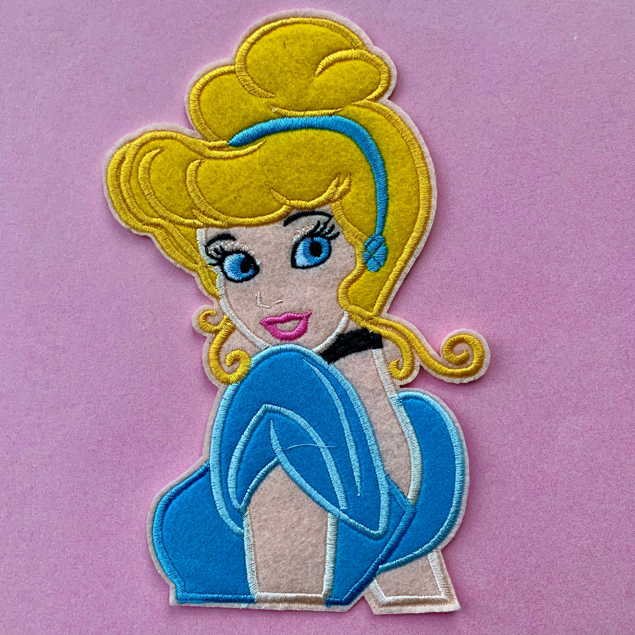 Large Cinderella Embroidered Patch