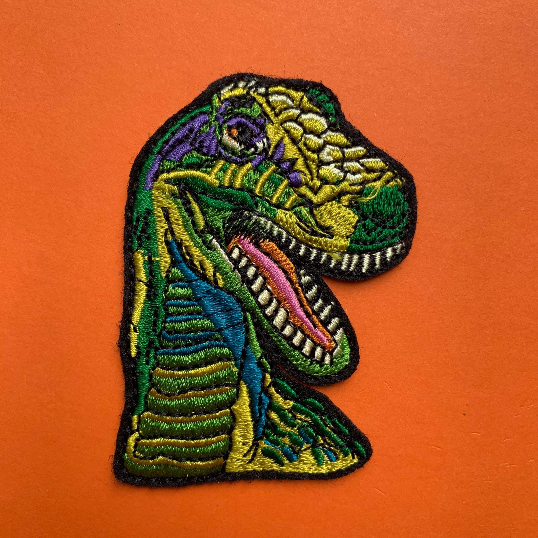 Jurassic Park Dinosaur Embroidered Patch