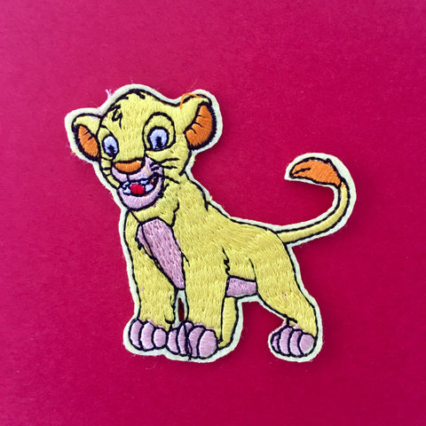 Young Simba Embroidered Patch