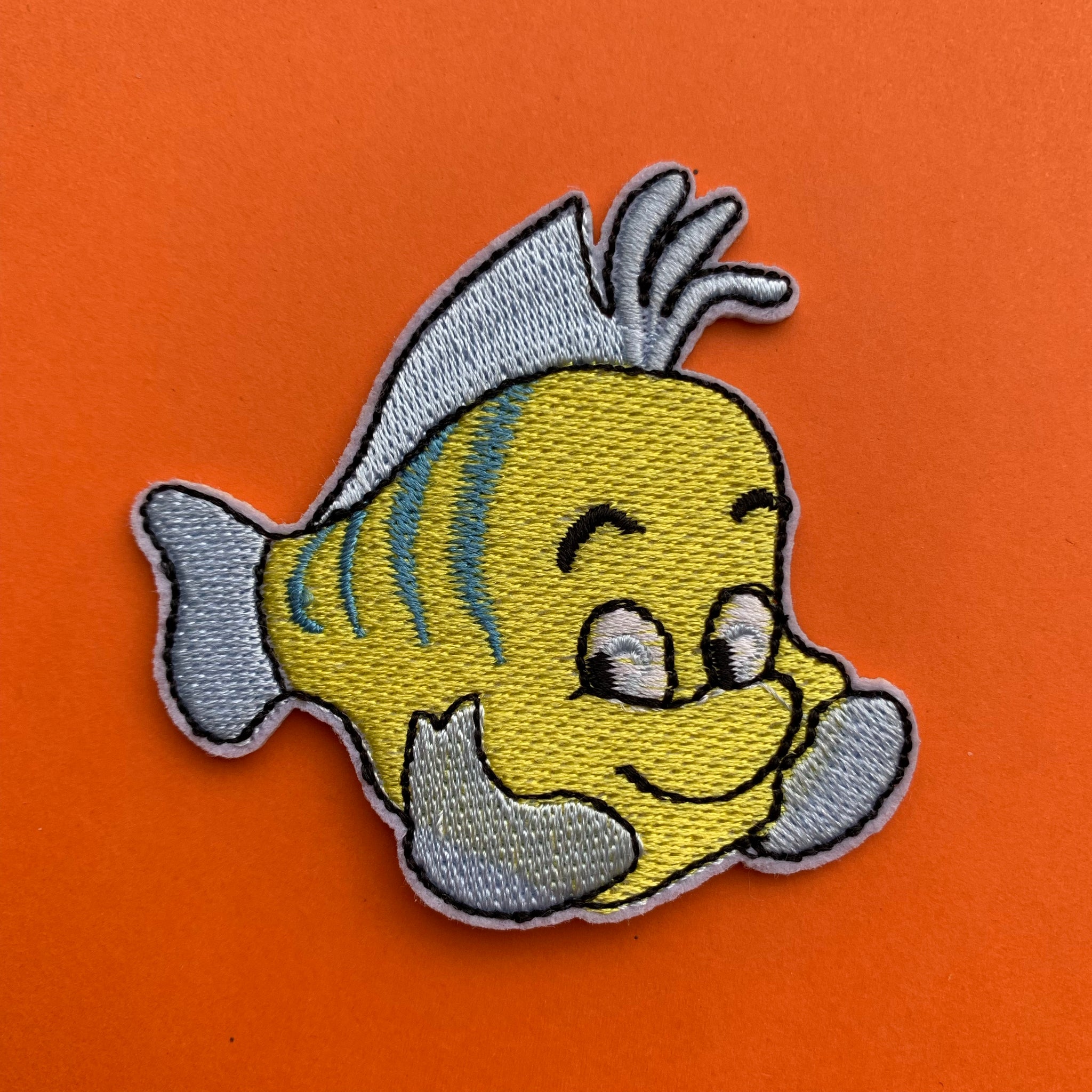 Flounder Embroidered Patch