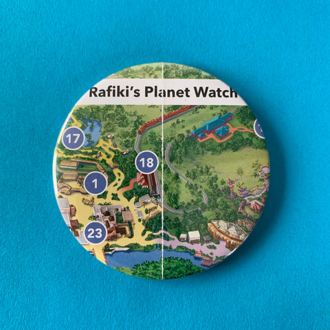 Rafiki’s Planet Watch Park Map Pocket Mirror
