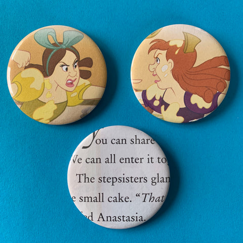 The Stepsisters Story Badges
