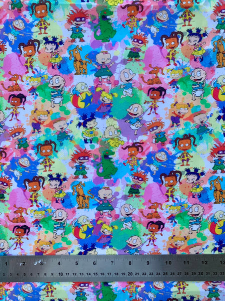 Offcut Rugrats Polycotton Fabric