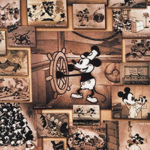 Steamboat Willie Fabric