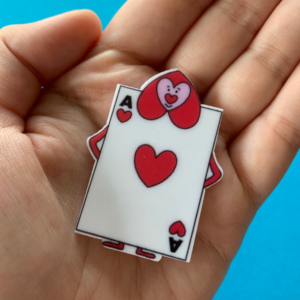 Playing Card Flat Back