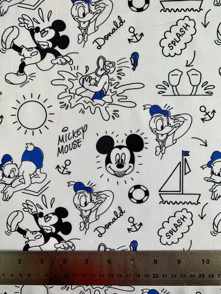 Disney Mickey and Donald Fabric